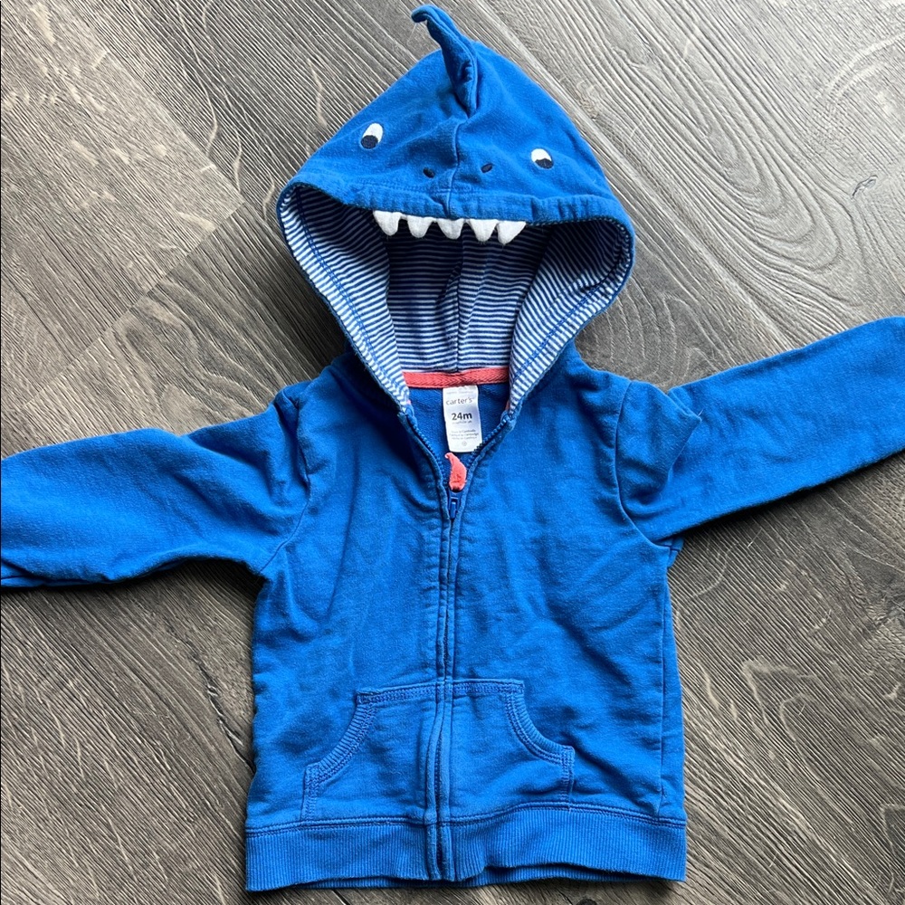 Carter's Blue Monster Hoodie